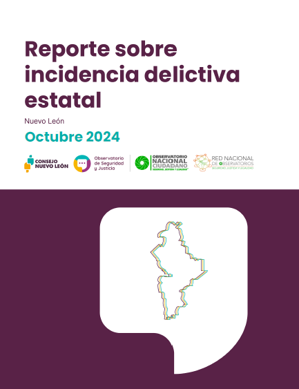 archivo Reporte de Incidencia Delictiva Estatal Octubre 2024