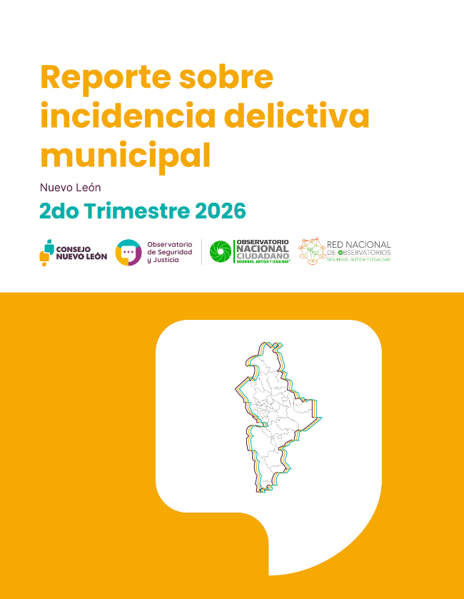 archivo Reporte de Incidencia Delictiva Municipal - Segundo Trimestre 2026 